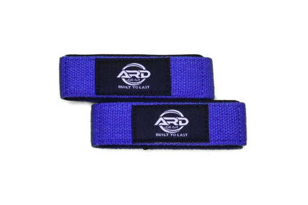 ARDGear™ Cotton weightlifting straps -Blue - Image 2