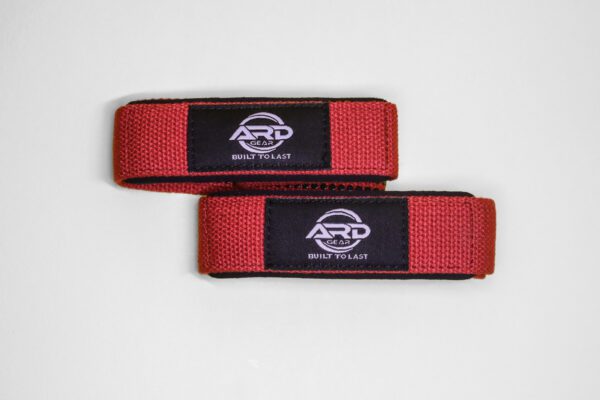 ARDGear™ Cotton weightlifting straps - RED - Image 2