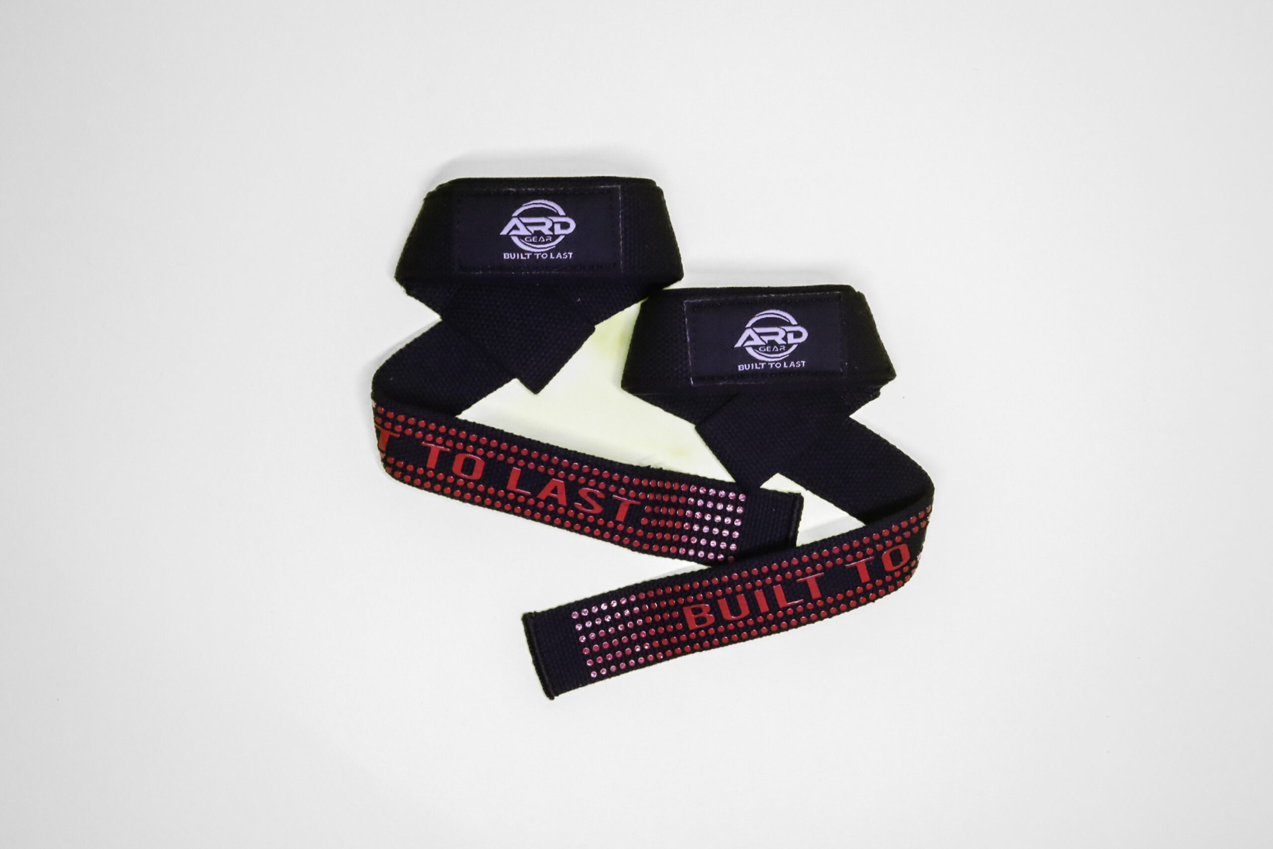 ARDGear™Cotton weightlifting straps -Black