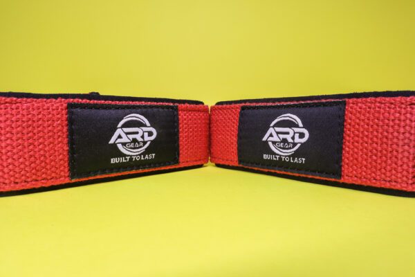 ARDGear™ Cotton weightlifting straps - RED - Image 5