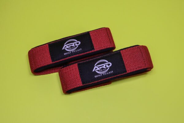 ARDGear™ Cotton weightlifting straps - RED - Image 4
