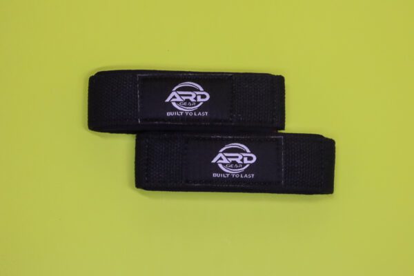 ARDGear™Cotton weightlifting straps -Black - Image 3