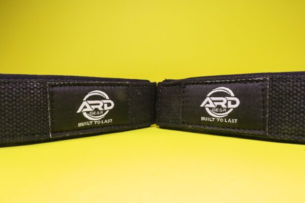 ARDGear™Cotton weightlifting straps -Black - Image 4