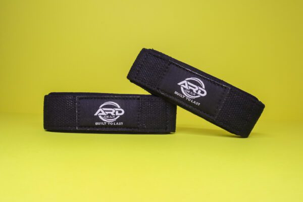 ARDGear™Cotton weightlifting straps -Black - Image 5