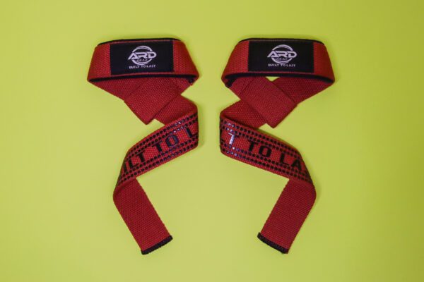 ARDGear™ Cotton weightlifting straps - RED - Image 9